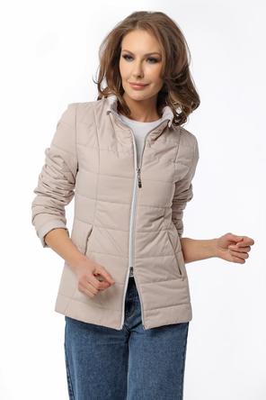 Женская куртка DW-22115 цвет пудровый, вид 4