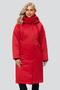 Утепленный плащ с капюшоном Нерида, D'IMMA fashion studio, цвет красный, фото 4