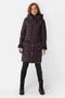 Женское стеганое пальто DW-21332, цвет темно-фиолетовый, фото 01