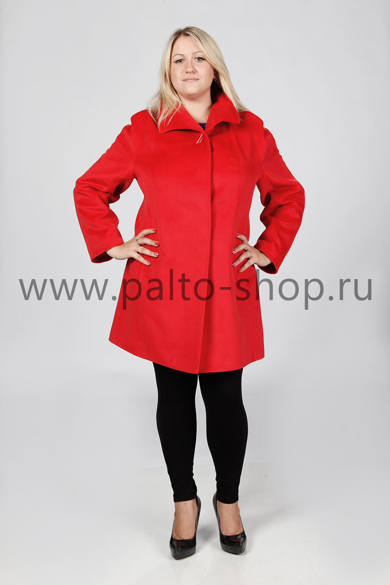 Пальто Виктория, цвет Красный, Valery 2000